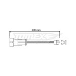 TOMEX Brakes Warnkontakt, Bremsbelagverschleiß
